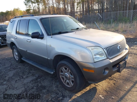 2004 Mercury Mountaineer Convenience z VIN 4M2ZU86K84UJ01654, wystawiony jako IAAI lot #41807444 z przebiegiem 210 427 mil mil oraz . Historia ofert i sprzedaży dostępna na DreamBid. Obrazek 1.