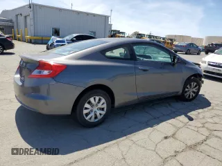 2012 Honda Civic Cpe LX with VIN 2HGFG3B57CH556677, listed as a Copart auction lot 54071885 with 151,943 mi miles and Clean Title. Bid and sale history available at carsss.com. Image 3.