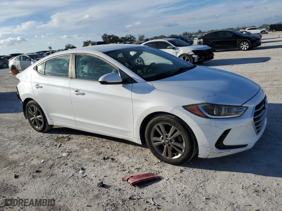 2017 Hyundai Elantra SE with VIN 5NPD84LF0HH056326, listed as a Copart auction lot 47013285 with 118,437 mi miles and Salvage Title. Bid and sale history available at carsss.com. Image 4.