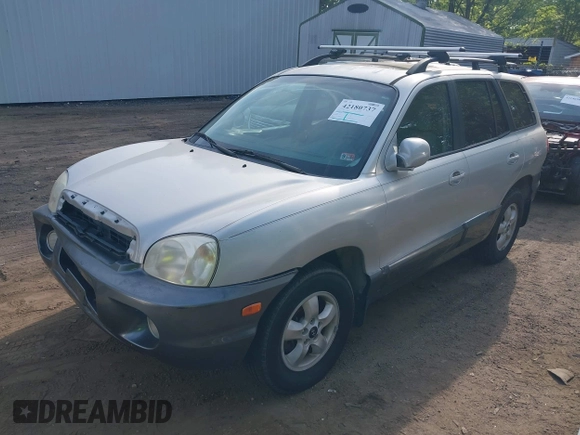 2006 Hyundai Santa Fe GLS with VIN KM8SC73D26U037877, listed as a IAAI auction lot 42180737 with 173,655 mi miles. Bid and sale history available at carsss.com. Image 2.