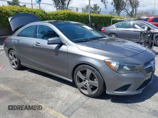 2015 Mercedes-Benz CLA 250 with VIN WDDSJ4EB4FN163193, listed as a IAAI auction lot 41958438 with 83,677 mi miles and . Bid and sale history available at DreamBid. Image 1.