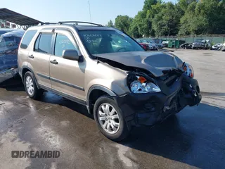 2005 Honda CR-V EX with VIN SHSRD78865U314431, listed as a IAAI auction lot 40206182 with 164,015 mi miles. Bid and sale history available at carsss.com. Image 1.