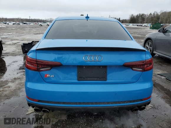 2019 Audi S4 Prestige with VIN WAUC4AF40KA002861, listed as a Copart auction lot 46991865 with 144,003 mi miles and Salvage Title. Bid and sale history available at carsss.com. Image 6.
