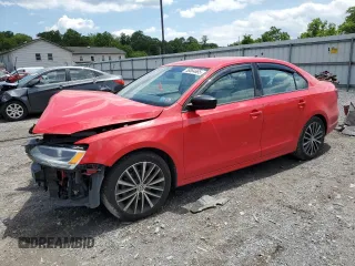 2015 Volkswagen Jetta Sport with VIN 3VWD17AJ9FM416663, listed as a Copart auction lot 58864685 with 142,755 mi miles and Salvage title. Bid and sale history available at DreamBid. Image 1.