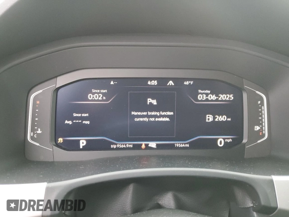 2023 Volkswagen Atlas SEL Premium R-Line with VIN 1V2FR2CA5PC552133, listed as a Copart auction lot 47933765 with 19,564 mi miles and Salvage title. Bid and sale history available at DreamBid. Image 9.