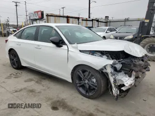 2025 Honda Civic Si with VIN 2HGFE1E52SH475185, listed as a Copart auction lot 55272065 with 117 mi miles and Salvage Title. Bid and sale history available at DreamBid. Image 4.