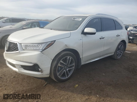 2018 Acura MDX Sport Hybrid w/Advance Pkg with VIN 5J8YD7H74JL001297, listed as a Copart auction lot 40394984 with 94,372 mi miles. Bid and sale history available at carsss.com. Image 1.