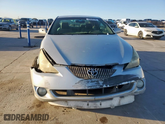 2005 Toyota Solara SE z VIN 4T1CE38P85U540242, wystawiony jako Copart lot #48628105 z przebiegiem Nie podano mil oraz Szkoda całkowita • Salvage title. Historia ofert i sprzedaży dostępna na DreamBid. Obrazek 5.