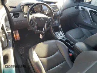 2013 Hyundai Elantra Coupe GS with VIN KMHDH6AE0DU001327, listed as a Copart auction lot 82601274 with 45,293 mi miles and Salvage Title. Bid and sale history available at carsss.com. Image 8.