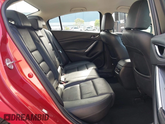 2017 Mazda Mazda6 Touring with VIN JM1GL1V56H1155982, listed as a IAAI auction lot 42055447 with 59,566 mi miles. Bid and sale history available at carsss.com. Image 8.