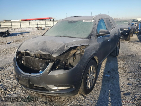 2013 Buick Enclave Leather with VIN 5GAKRCKDXDJ235815, listed as a Copart auction lot 42260995 with 0 mi miles and Salvage Title. Bid and sale history available at carsss.com. Image 1.