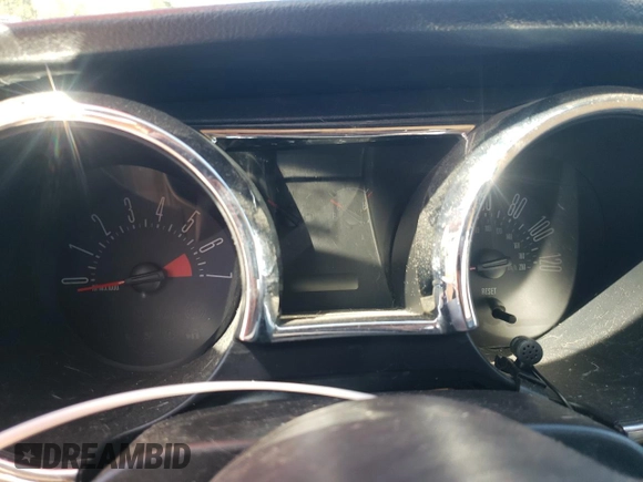 2005 Ford Mustang Deluxe with VIN 1ZVFT80N555244925, listed as a Copart auction lot 49692365 with 0 mi miles and Clean Title. Bid and sale history available at carsss.com. Image 9.