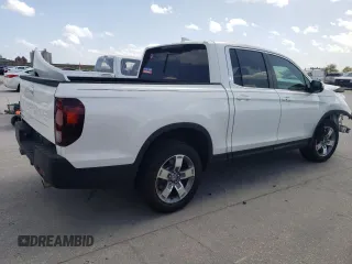 2025 Honda Ridgeline RTL z VIN 5FPYK3F53SB012947, wystawiony jako Copart lot #50899455 z przebiegiem Nie podano mil oraz Szkoda całkowita • Salvage title. Historia ofert i sprzedaży dostępna na DreamBid. Obrazek 5.