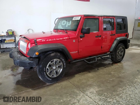2008 Jeep Wrangler Unlimited Rubicon with VIN 1J4GA69138L636233, listed as a Copart auction lot 58620415 with 183,012 mi miles and Clean title. Bid and sale history available at DreamBid. Image 1.