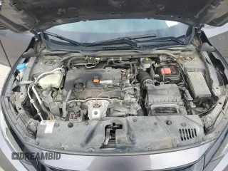 2019 Honda Civic LX with VIN 2HGFC2F61KH558125, listed as a Copart auction lot 55324225 with 66,107 mi miles and Salvage Title. Bid and sale history available at DreamBid. Image 11.