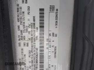 2019 Ford Transit z VIN 1FTYR1CM9KKB23140, wystawiony jako Copart lot #43346595 z przebiegiem 64 759 mil mil oraz Szkoda całkowita • Salvage title. Historia ofert i sprzedaży dostępna na DreamBid. Obrazek 12.