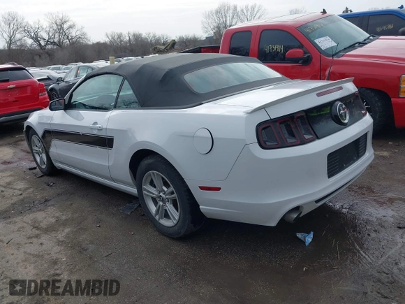 2014 Ford Mustang V6 with VIN 1ZVBP8EM0E5205646, listed as a IAAI auction lot 41716395 with 109,451 mi miles. Bid and sale history available at carsss.com. Image 3.