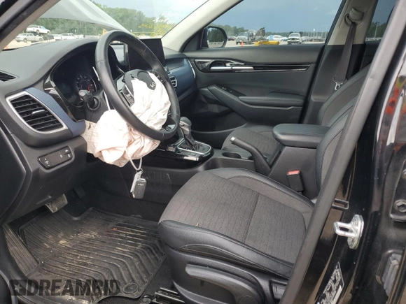 2022 Kia Seltos S with VIN KNDEU2AA1N7289689, listed as a Copart auction lot 60282095 with 55,215 mi miles and Salvage title. Bid and sale history available at DreamBid. Image 7.