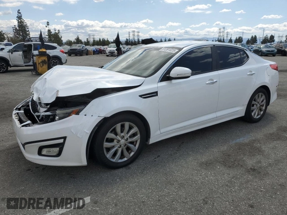 2015 Kia Optima LX with VIN 5XXGM4A78FG509301, listed as a Copart auction lot 51391025 with 213,914 mi miles and Salvage Title. Bid and sale history available at carsss.com. Image 1.