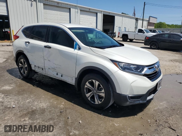 2018 Honda CR-V LX with VIN 2HKRW5H37JH425396, listed as a Copart auction lot 52912385 with 53,506 mi miles and Salvage Title. Bid and sale history available at carsss.com. Image 4.