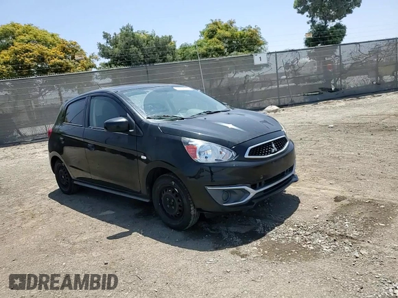 2017 Mitsubishi Mirage ES with VIN ML32A3HJ0HH020706, listed as a Copart auction lot 61858925 with 66,898 mi miles and Salvage title. Bid and sale history available at DreamBid. Image 13.