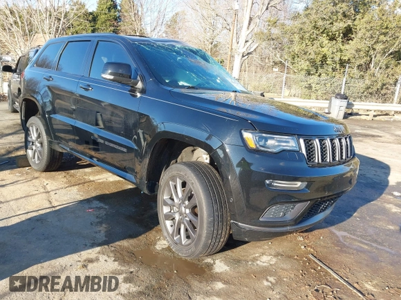 2018 Jeep Grand Cherokee High Altitude with VIN 1C4RJFCG0JC172125, listed as a IAAI auction lot 41343170 with 115,752 mi miles. Bid and sale history available at carsss.com. Image 1.