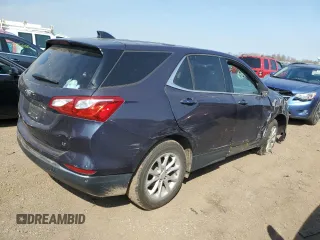 2018 Chevrolet Equinox LT with VIN 3GNAXJEV5JS618488, listed as a Copart auction lot 54208665 with 77,243 mi miles and Salvage title. Bid and sale history available at DreamBid. Image 3.