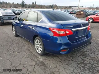 2017 Nissan Sentra S with VIN 3N1AB7AP6HY354709, listed as a IAAI auction lot 41630543 with 166,538 mi miles. Bid and sale history available at carsss.com. Image 3.