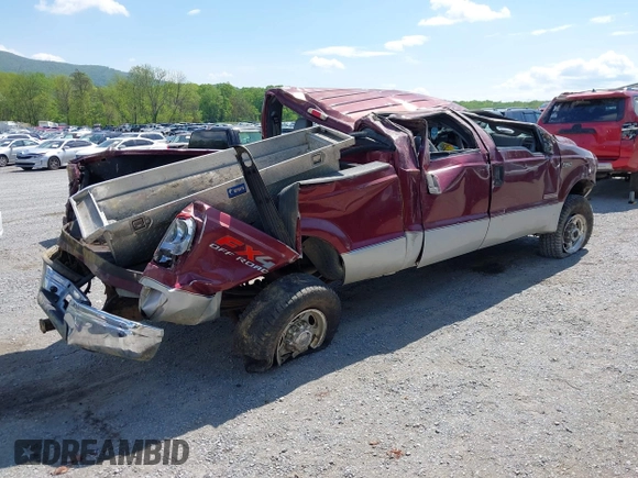 2004 Ford F-250 XL with VIN 1FTNW21P74EC16481, listed as a IAAI auction lot 42121897 with Not provided miles and . Bid and sale history available at DreamBid. Image 4.