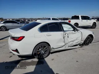 2020 BMW 3 Series 330i xDrive with VIN WBA5R7C02LFH45396, listed as a Copart auction lot 49898295 with 0 mi miles and Salvage Title. Bid and sale history available at carsss.com. Image 3.