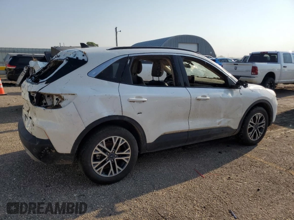 2020 Ford Escape SEL with VIN 1FMCU9H64LUB09651, listed as a Copart auction lot 59468125 with 64,531 mi miles and Salvage title. Bid and sale history available at DreamBid. Image 3.