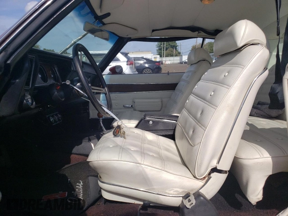 1972 Oldsmobile Cutlass with VIN 3F87H2G120938, listed as a Copart auction lot 74329074 with 49,120 mi miles and Salvage Title. Bid and sale history available at DreamBid. Image 7.