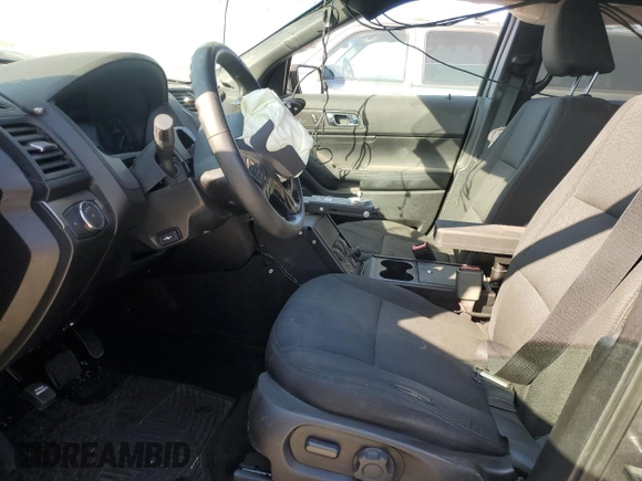 2016 Ford Utility Police Interceptor with VIN 1FM5K8AR9GGD04338, listed as a Copart auction lot 75249224 with 0 mi miles and Salvage Title. Bid and sale history available at carsss.com. Image 7.
