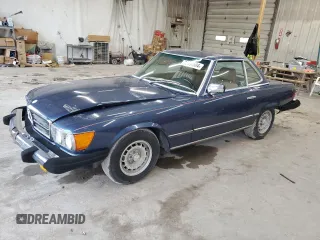 1983 Mercedes-Benz 380 with VIN WDBBA45A0DB019574, listed as a Copart auction lot 73357504 with 56,150 mi miles and Clean Title. Bid and sale history available at carsss.com. Image 1.