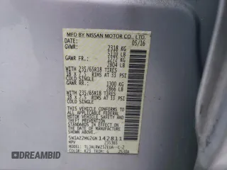 2016 Nissan Murano SV with VIN 5N1AZ2MG2GN142811, listed as a Copart auction lot 52642815 with 180,528 mi miles and Salvage Title. Bid and sale history available at carsss.com. Image 14.