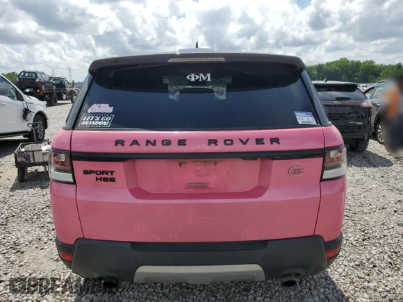 2016 Land Rover Range Rover Sport HSE z VIN SALWR2PF3GA116196, wystawiony jako Copart lot #60641405 z przebiegiem 104 118 mil mil oraz Szkoda całkowita • Salvage title. Historia ofert i sprzedaży dostępna na DreamBid. Obrazek 6.