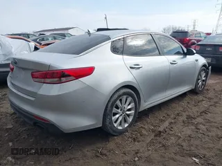 2017 Kia Optima LX with VIN 5XXGT4L36HG147615, listed as a IAAI auction lot 41710145 with 125,743 mi miles. Bid and sale history available at carsss.com. Image 4.
