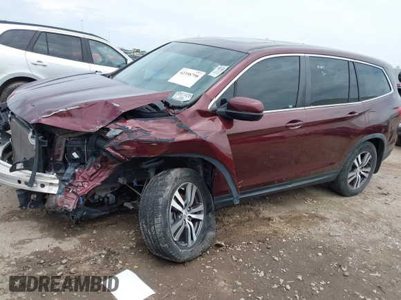 2018 Honda Pilot EX-L with VIN 5FNYF5H59JB030003, listed as a IAAI auction lot 42358798 with Not provided miles and . Bid and sale history available at DreamBid. Image 2.