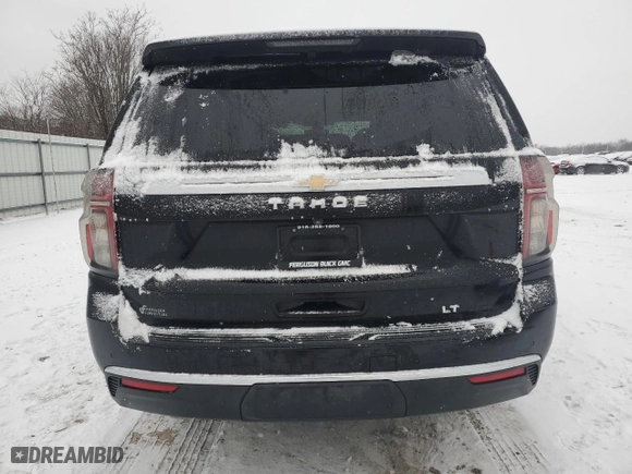 2021 Chevrolet Tahoe LT with VIN 1GNSKNKDXMR248068, listed as a Copart auction lot 87485444 with 88,878 mi miles and Salvage Title. Bid and sale history available at carsss.com. Image 6.