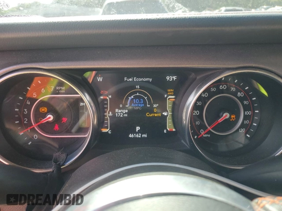 2022 Jeep Gladiator Mojave with VIN 1C6JJTEG0NL104137, listed as a Copart auction lot 59746925 with 46,162 mi miles and Salvage title. Bid and sale history available at DreamBid. Image 9.