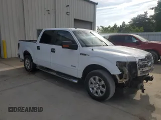 2014 Ford F-150 XL with VIN 1FTFW1CT0EKF35426, listed as a Copart auction lot 54832165 with 96,961 mi miles and Salvage title. Bid and sale history available at DreamBid. Image 4.