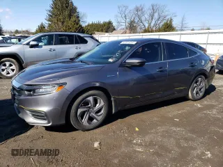 2019 Honda Insight EX with VIN 19XZE4F54KE000810, listed as a Copart auction lot 43331015 with 202,096 mi miles and Salvage Title. Bid and sale history available at carsss.com. Image 1.