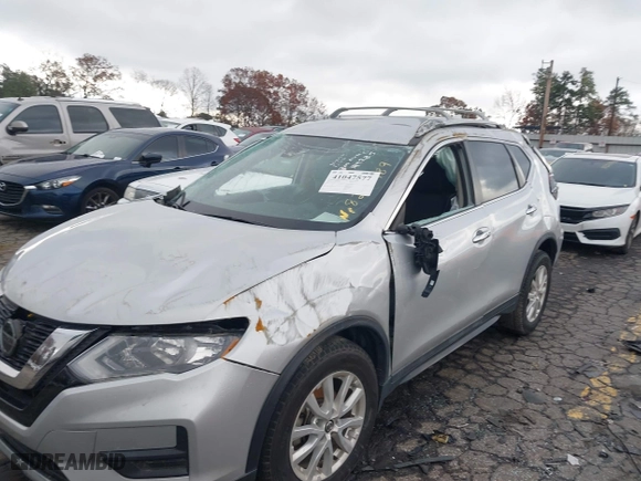 2019 Nissan Rogue SL with VIN 5N1AT2MT4KC827489, listed as a IAAI auction lot 41047577 with 76,412 mi miles. Bid and sale history available at carsss.com. Image 6.