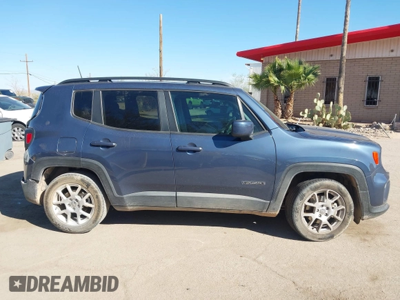 2020 Jeep Renegade Latitude with VIN ZACNJABB4LPL84593, listed as a IAAI auction lot 41645340 with 60,184 mi miles and . Bid and sale history available at DreamBid. Image 13.