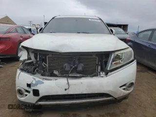 2015 Nissan Pathfinder S z VIN 5N1AR2MM1FC698270, wystawiony jako Copart lot #48763745 z przebiegiem 126 588 mil mil oraz Szkoda całkowita • Salvage title. Historia ofert i sprzedaży dostępna na DreamBid. Obrazek 5.