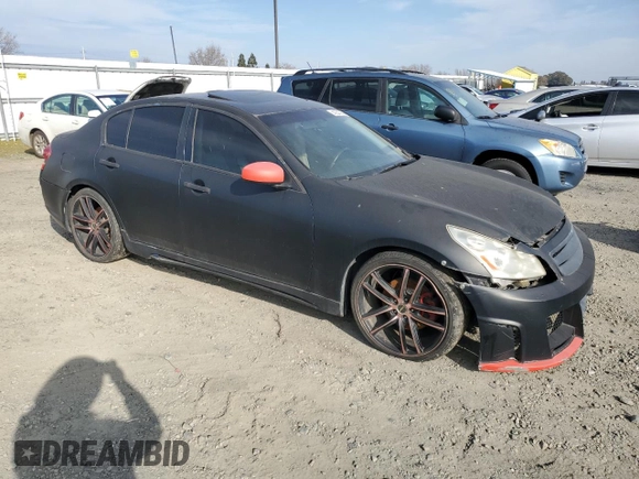 2007 Infiniti G35 Sedan Journey with VIN JNKBV61E47M707451, listed as a Copart auction lot 42640955 with 207,310 mi miles and Salvage Title. Bid and sale history available at carsss.com. Image 4.