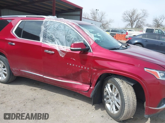 2018 Chevrolet Traverse High Country with VIN 1GNEVKKW0JJ106147, listed as a IAAI auction lot 41995736 with 95,512 mi miles. Bid and sale history available at carsss.com. Image 6.