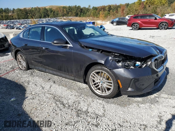 2024 BMW 5 Series 530i with VIN WBA43FJ01RCS39432, listed as a Copart auction lot 77013584 with 11,186 mi miles and Clean Title. Bid and sale history available at carsss.com. Image 4.