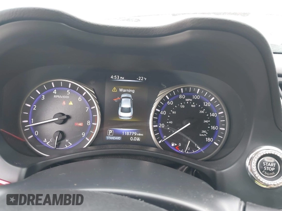 2014 Infiniti Q50 Premium z VIN JN1BV7AP8EM673359, wystawiony jako IAAI lot #42300427 z przebiegiem 118 779 mil mil oraz . Historia ofert i sprzedaży dostępna na DreamBid. Obrazek 7.