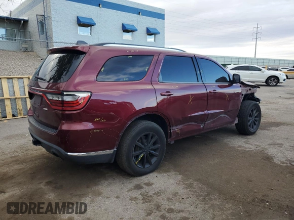 2017 Dodge Durango SXT with VIN 1C4RDJAG4HC839477, listed as a Copart auction lot 56588895 with 160,674 mi miles and Salvage title. Bid and sale history available at DreamBid. Image 3.